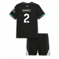 Camiseta Liverpool Joe Gomez #2 Segunda Equipación Replica 2024-25 para niños mangas cortas (+ Pantalones cortos)